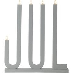 Medinė žvakidė pilka 15W 42x48cm 644-17 liepa kaina ir informacija | Žvakės, Žvakidės | pigu.lt