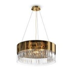 Lubinis šviestuvas Maytoni Moderni aukso spalvos kolekcija su stiklo detalėmis, 50cm 6xE14 MOD313PL-06G kaina ir informacija | Lubiniai šviestuvai | pigu.lt