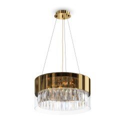 Lubinis šviestuvas Maytoni Moderni aukso spalvos kolekcija su stiklo detalėmis, 40cm 4xE14 MOD313PL-04G kaina ir informacija | Lubiniai šviestuvai | pigu.lt