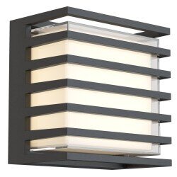 LED sieninis šviestuvas Maytoni Outdoor kolekcija juoda 10W 4000K kaina ir informacija | Lauko šviestuvai | pigu.lt