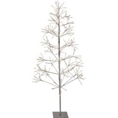 Lauko dekoravimo medis sidabrinis 150cm 256LED Flower Tree цена и информация | Рождественские украшения | pigu.lt