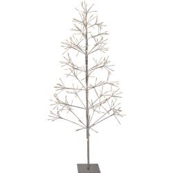 Lauko dekoravimo medis sidabrinis 150cm 256LED Flower Tree kaina ir informacija | Kalėdinės dekoracijos | pigu.lt