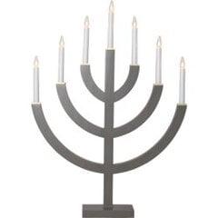 Medinė lenkto tipo žvakidė ant stovo ruda 21W 51x71cm Anno kaina ir informacija | Žvakės, Žvakidės | pigu.lt