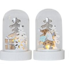 LED kalėdinės šviesos dekoracijos 2 vnt. 5,5x9cm Reinbekas 272-01 kaina ir informacija | Žvakės, Žvakidės | pigu.lt