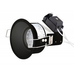 Taškinis šviestuvas Maxlight Deep kolekcija juodos spalvos Ø9cm 1xGU10 H0111 цена и информация | Lubiniai šviestuvai | pigu.lt