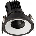 MAXLIGHT H0107 OPRAWA WPUSTOWA GALEXO LED 7W CZARNA