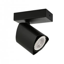Taškinis šviestuvas Italux Merusa kolekcija juoda kaina ir informacija | Lubiniai šviestuvai | pigu.lt