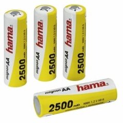 Hama Rechargeable AA Batteries (4 шт) цена и информация | Батарейки | pigu.lt