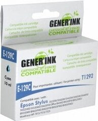 Tintes kārtridžs GenerInk Epson T1292C Cyan цена и информация | Картриджи для струйных принтеров | pigu.lt