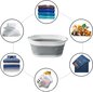 Silikoninis sulankstomas skalbinių krepšelis kaina ir informacija | Valymo reikmenys ir priedai | pigu.lt