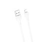 XO NB200 USB - Lightning 1,0m 2.4A white цена и информация | Laidai telefonams | pigu.lt