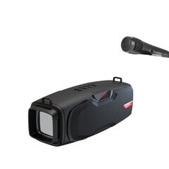 XO Bluetooth speaker F33 black with a wired microphone цена и информация | Аудиоколонки | pigu.lt