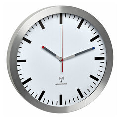 Sieninis laikrodis su aliuminio rėmu TFA 60.3528.02 kaina ir informacija | Laikrodžiai | pigu.lt