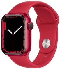 Apple Watch Series 7 (GPS + Cellular LV, 41mm) (PRODUCT)RED Aluminium Case with (PRODUCT)RED Sport Band kaina ir informacija | Išmanieji laikrodžiai (smartwatch) | pigu.lt