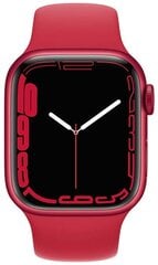Apple Watch Series 7 (GPS + Cellular LV, 41mm) (PRODUCT)RED Aluminium Case with (PRODUCT)RED Sport Band kaina ir informacija | Išmanieji laikrodžiai (smartwatch) | pigu.lt