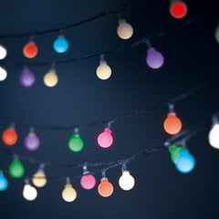 Гирлянда лампочек LED Frosted Balls SFB62, подзаряжающихся от солнечной энергии, 6,5 м, 30 лампочек, разноцветная с 8 программами цена и информация | Гирлянды | pigu.lt