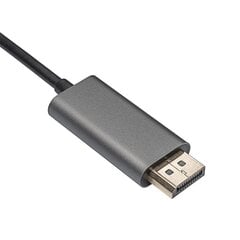 Akyga cable AK-AV-16 cable USB type C - DisplayPort 1.8 м цена и информация | Кабели для телефонов | pigu.lt