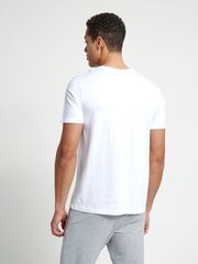 Marškinėliai vyrams Hummel Peter, balti kaina ir informacija | Vyriški marškinėliai | pigu.lt