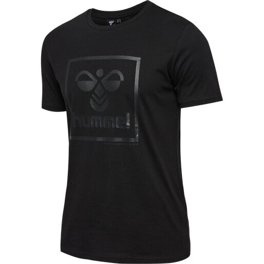 Marškinėliai vyrams Hummel Isam 21433120015700498209699, juodi цена и информация | Vyriški marškinėliai | pigu.lt