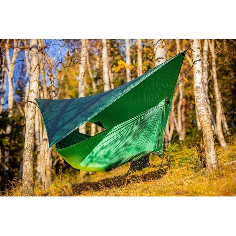 Tentas hamakui Ticket To The Moon Lightest Tarp, žalias цена и информация | Hamakai | pigu.lt