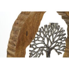 Декоративная фигура DKD Home Decor Дерево Алюминий Древесина манго (37 x 5 x 38 cm) цена и информация | Детали интерьера | pigu.lt