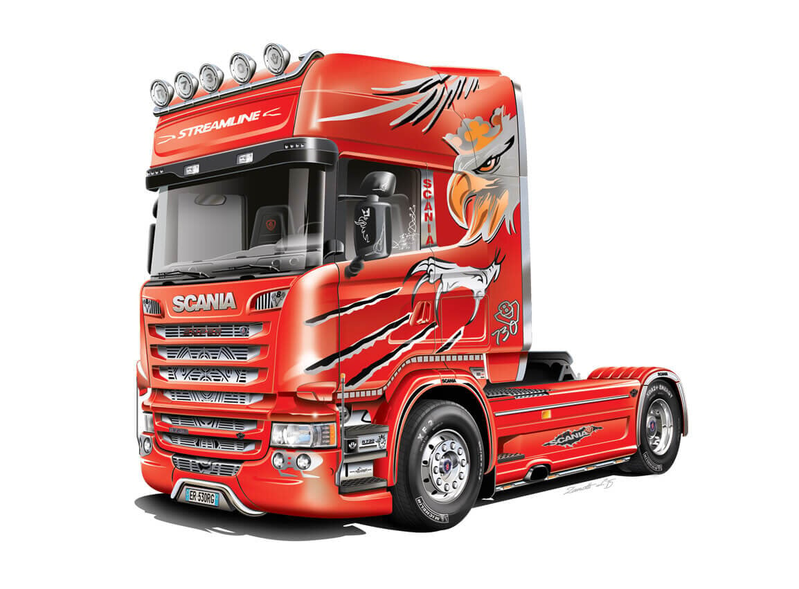 Plastikinis surenkamas modelis Italeri Scania R730 V8 Streamline „Silver Griffin“, 3906 kaina ir informacija | Konstruktoriai ir kaladėlės | pigu.lt