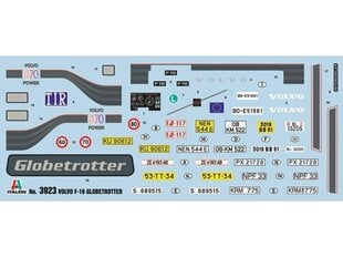 Plastikinis surenkamas modelis Italeri - F16 Globetrotter, 3923 kaina ir informacija | Konstruktoriai ir kaladėlės | pigu.lt