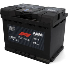 Automobilio akumuliatorius Formula 1 F110867 12 V 60 Ah 680 A kaina ir informacija | Akumuliatoriai | pigu.lt