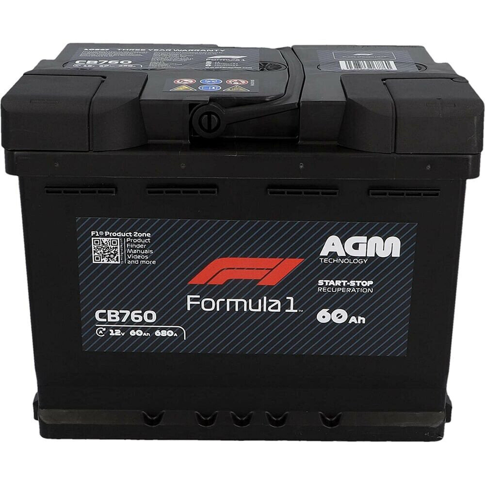 Automobilio akumuliatorius Formula 1 F110867 12 V 60 Ah 680 A цена и информация | Akumuliatoriai | pigu.lt