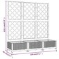 Sodo lovelis su treliažu 120x40x121,5cm kaina ir informacija | Vazonėliai daiginimui ir persodinimui | pigu.lt