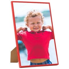 vidaXL Nuotraukų rėmeliai-koliažai, 5vnt., raudoni, 42x59,4cm, MDF kaina ir informacija | Rėmeliai, nuotraukų albumai | pigu.lt