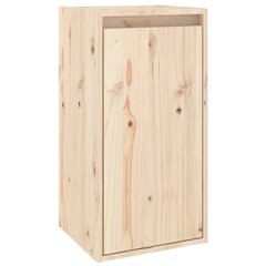 vidaXL Sieninė spintelė, 30x30x60cm, pušies medienos masyvas kaina ir informacija | Lentynos | pigu.lt