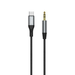 Dudao audio cable, USB-C - mini jack 3.5mm, 1 m kaina ir informacija | Laidai telefonams | pigu.lt