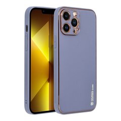 Чехол Forcell LEATHER для iPhone 13 Pro Max, синий цена и информация | Чехлы для телефонов | pigu.lt