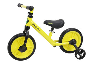 Balansinis dviratukas Bimbo Bike 2in1 Bike, juodas/geltonas kaina ir informacija | Balansiniai dviratukai | pigu.lt