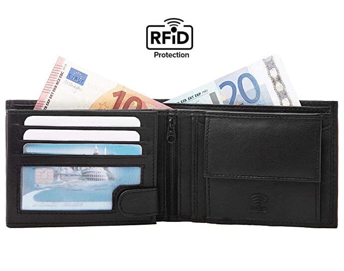 Odinė piniginė Need 4You su RFID apsauga цена и информация | Vyriškos piniginės, kortelių dėklai | pigu.lt