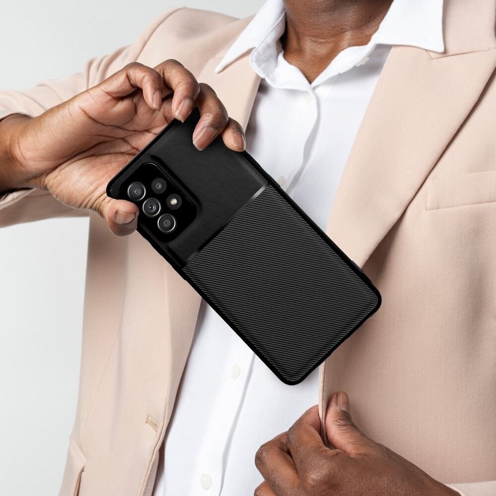 Dėklas telefonui Forcell Noble skirtas Xiaomi Redmi Note 11 / Redmi Note 11s, juodas kaina ir informacija | Telefono dėklai | pigu.lt