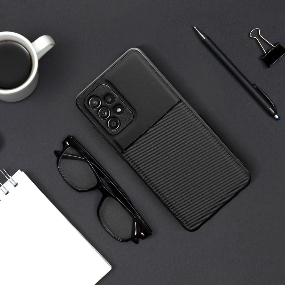 Dėklas telefonui Forcell Noble skirtas Xiaomi Redmi Note 11 / Redmi Note 11s, juodas kaina ir informacija | Telefono dėklai | pigu.lt