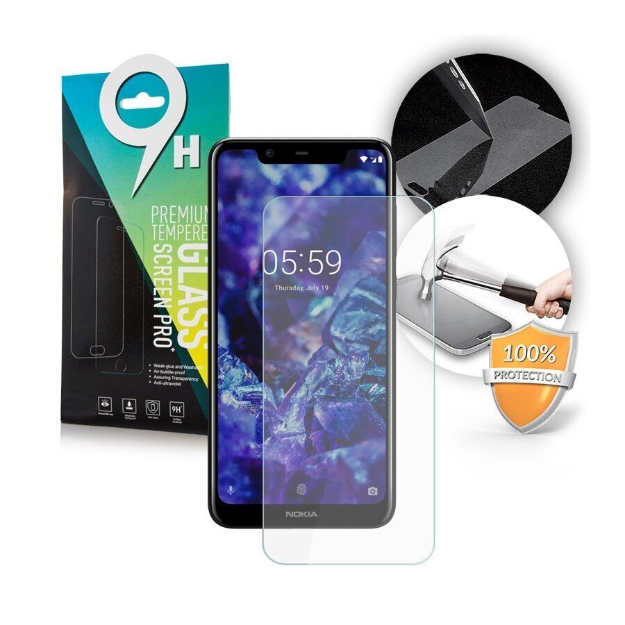 Tempered Glass 2.5D skirtas Nokia G11 / G21 / Vivo Y52 kaina ir informacija | Apsauginės plėvelės telefonams | pigu.lt