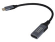 USB-C DisplayPort 1.2 moterų 4K 60HZ adapterio kabelis kaina ir informacija | Adapteriai, USB šakotuvai | pigu.lt