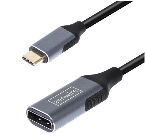 USB-C DisplayPort 1.2 moterų 4K 60HZ adapterio kabelis kaina ir informacija | Adapteriai, USB šakotuvai | pigu.lt