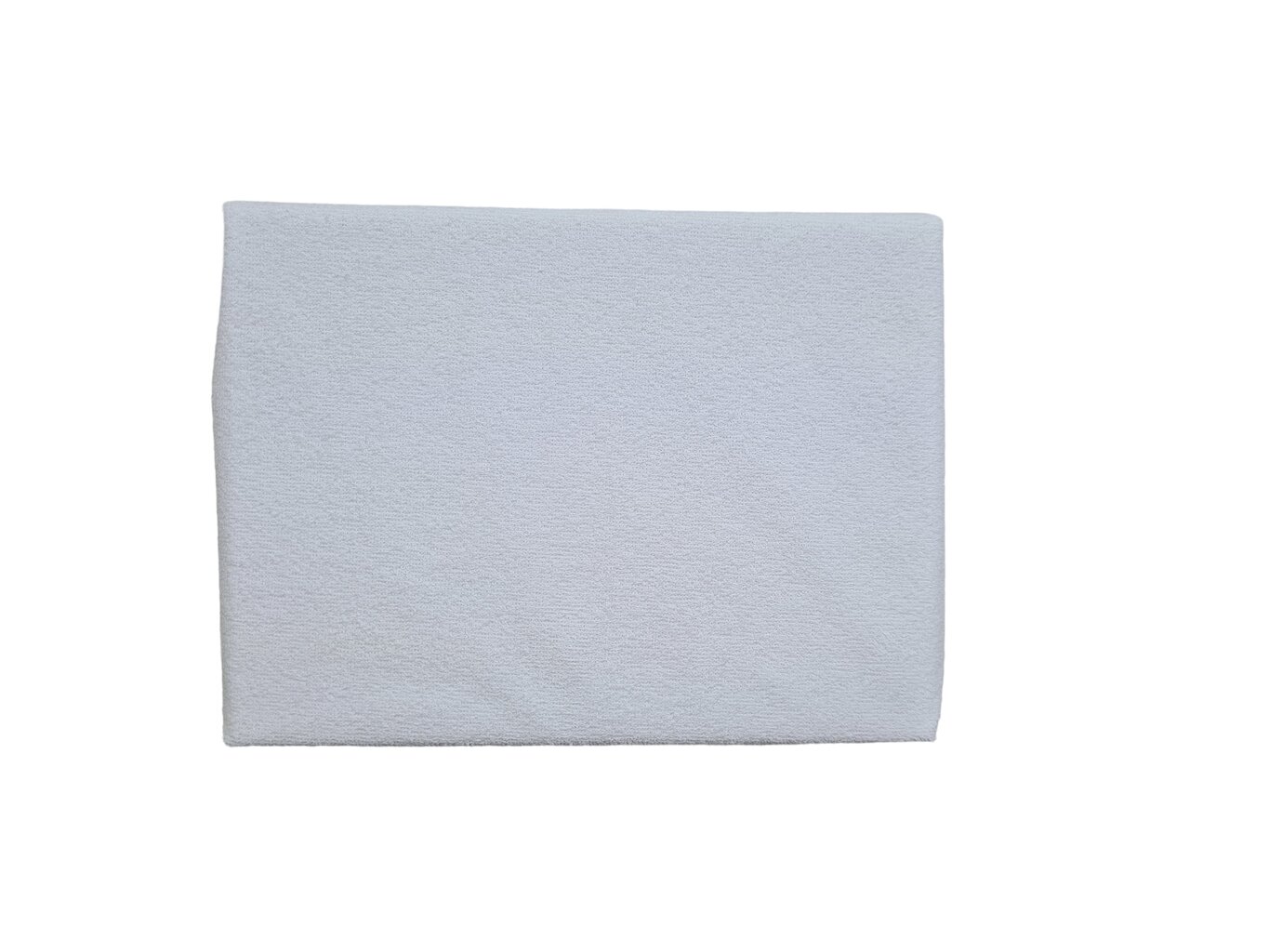 Neperšlampama frotė paklodė su guma, balta 80x160 cm kaina ir informacija | Paklodės | pigu.lt