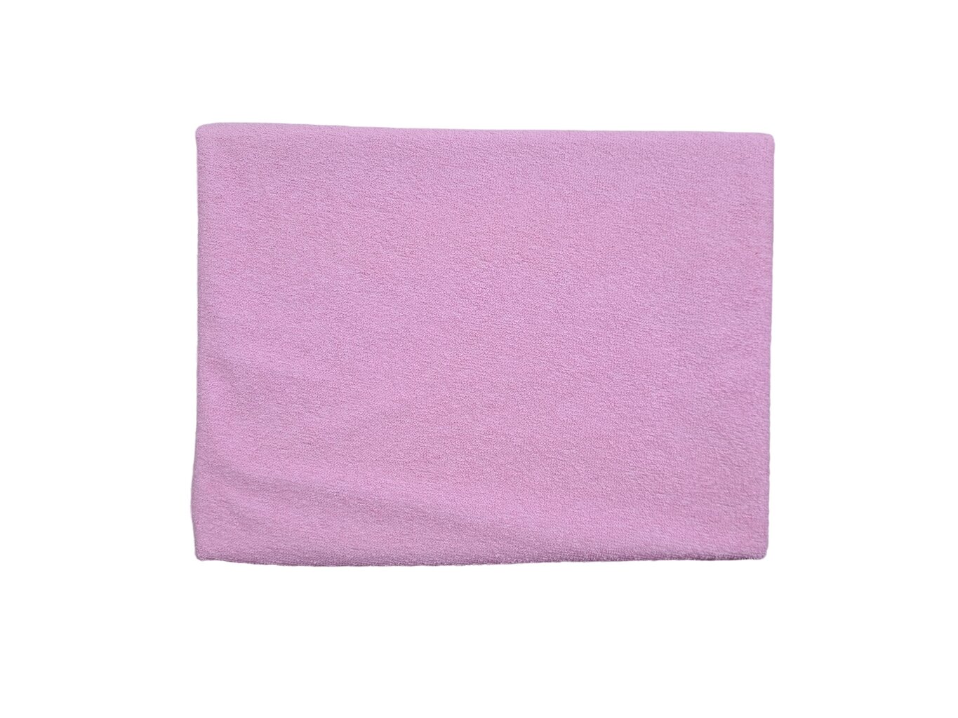 Neperšlampama frotė paklodė su guma, rožinė 80x160 cm kaina ir informacija | Paklodės | pigu.lt