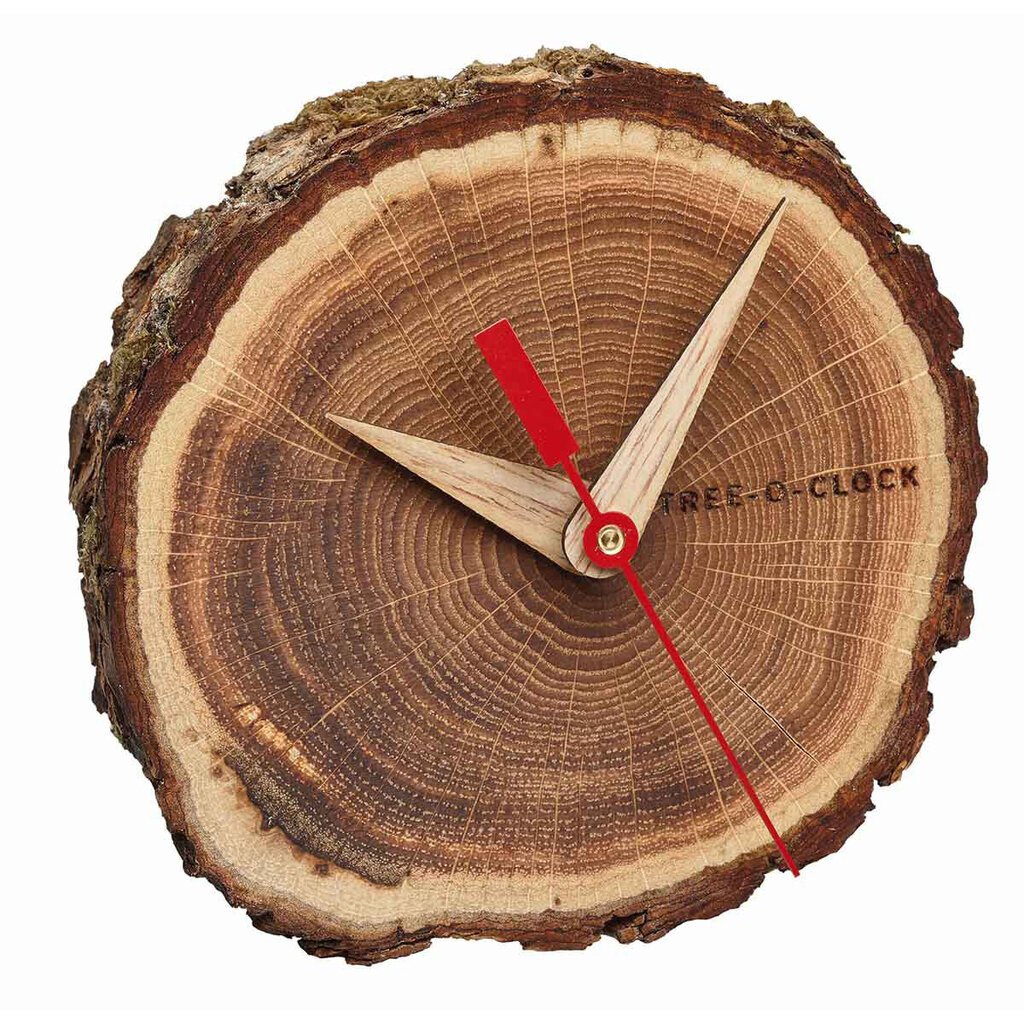 Stalinis laikrodis iš ąžuolo TREE-O-CLOCK 60.1028 kaina ir informacija | Laikrodžiai | pigu.lt