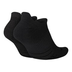 Nike kojinės MULTIPLIER NO SHOW 2 vnt, juodos цена и информация | Мужские носки | pigu.lt