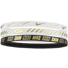 Galvos juostos Nike Football 3,0 3 vnt. N1004527112OS kaina ir informacija | Nike Kvepalai, kosmetika | pigu.lt