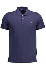 Vyriški marškinėliai Gant Polo Shirt, mėlyni kaina ir informacija | Vyriški marškinėliai | pigu.lt