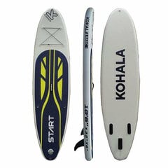 Надувная доска для серфинга с веслом и аксессуарами Kohala Start  Белый 15 PSI (320 x 81 x 15 cm) цена и информация | SUP доски, водные лыжи, водные аттракционы | pigu.lt