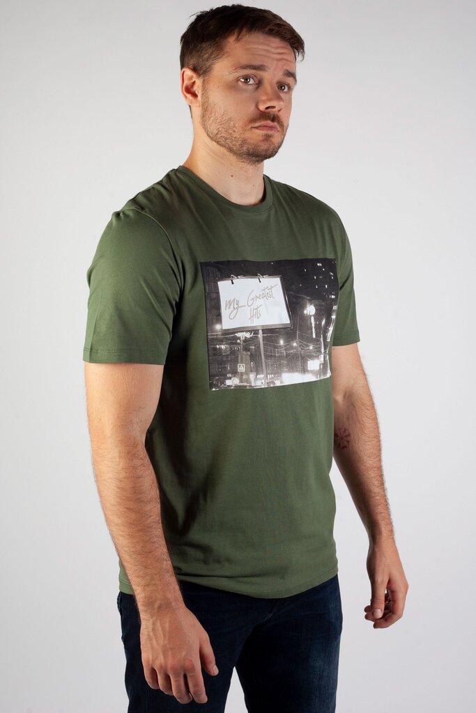 Marškinėliai vyrams LTB, žali kaina ir informacija | Vyriški marškinėliai | pigu.lt