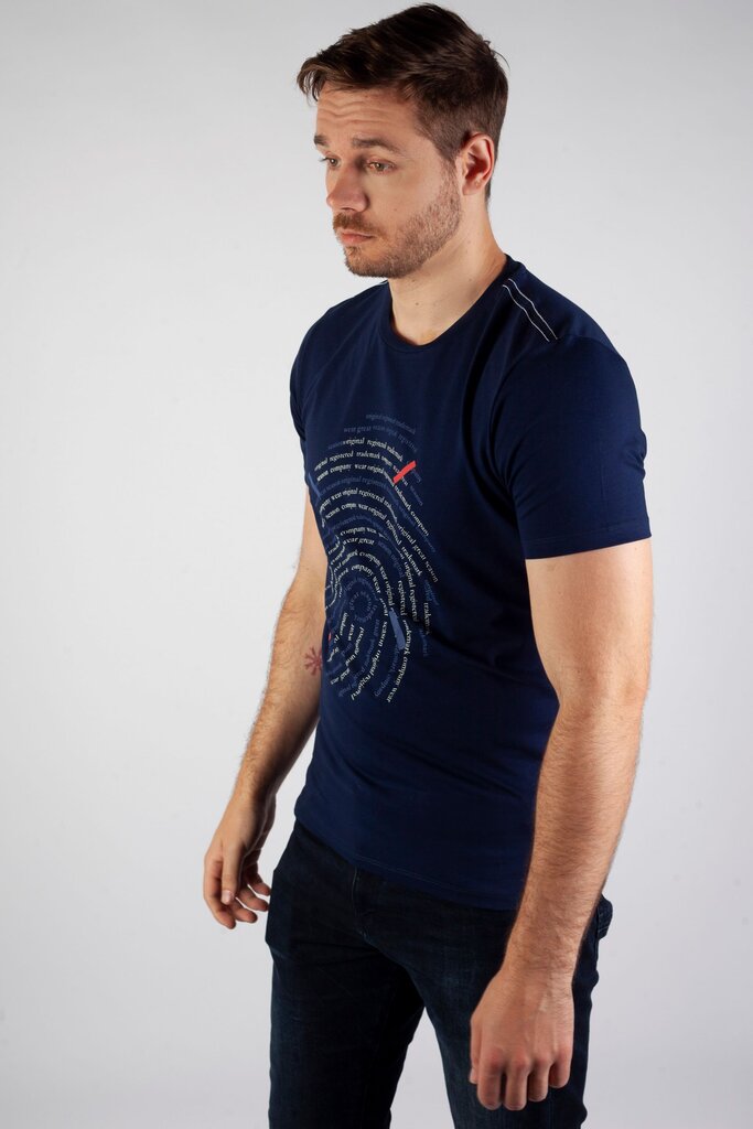 Marškinėliai vyrams MCL, mėlyni kaina ir informacija | Vyriški marškinėliai | pigu.lt